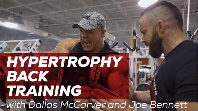 Hypertrophy Back Training with Dallas McCarver and Joe Bennett
